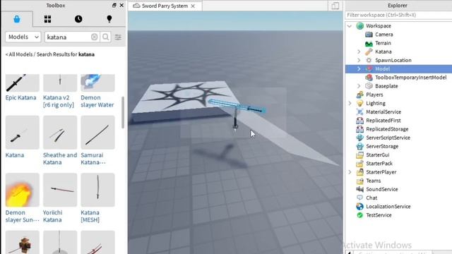 How to make Sword With Parry - Roblox studio - Parry System смотреть онлайн