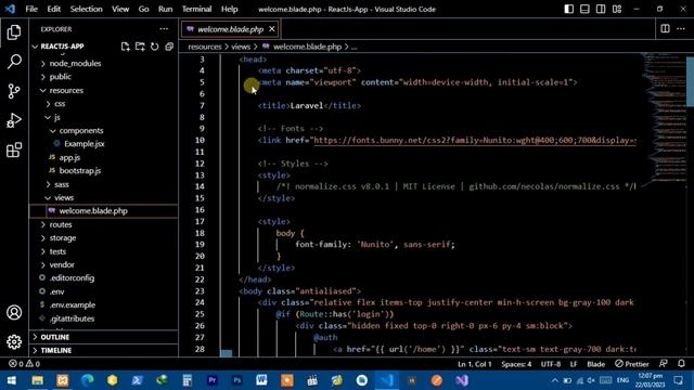 How to Install React JS in Laravel 9 with Bootstrap 2023 смотреть онлайн