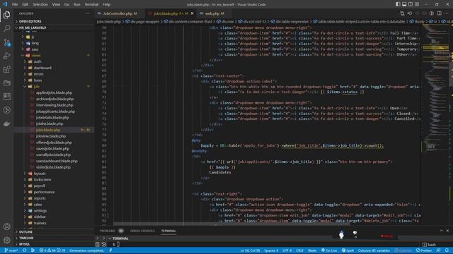Edit Job Post Laravel 9 HR | System Management смотреть онлайн