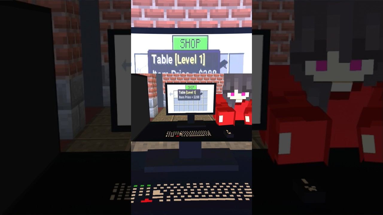 #minecraft открываем своë интернет кафе #animation #shorts смотреть онлайн