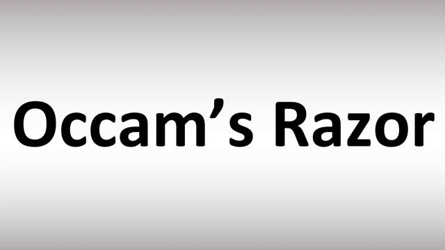 How To Pronounce Occam’s Razor