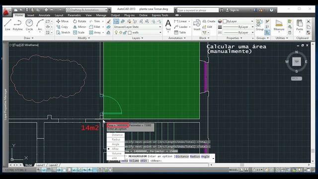 AutoCAD 2D - Calcular areas (2 métodos!) смотреть онлайн