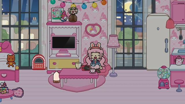 ?My Melody Vs Kuromi Room Designs? Toca Life World | แต่งห้องมายเมโลดี้ Vs คุโรมิ