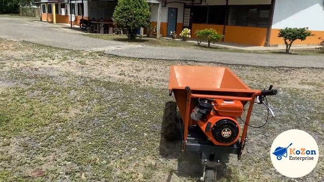 Motorized Wheelbarrow in free rolling | Kereta Sorong Bermotor bergerak bebas смотреть онлайн