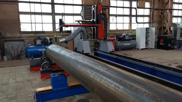 Плазменный труборез ОСА. Резка труб 50-1500 мм. ГК МТР ОСА. Завод МТР. Hypertherm MAXPRO200 смотреть онлайн