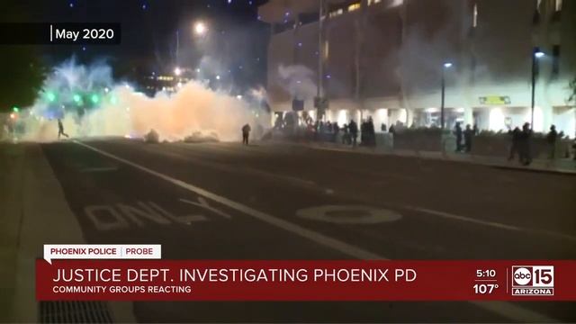 Community groups react to DOJ's Phoenix Police Department investigation смотреть онлайн