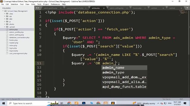 PART - 4 || USER MANAGEMENT हिन्दी || SCHOOL MANAGEMENT SYSTEM IN PHP MySQL смотреть онлайн