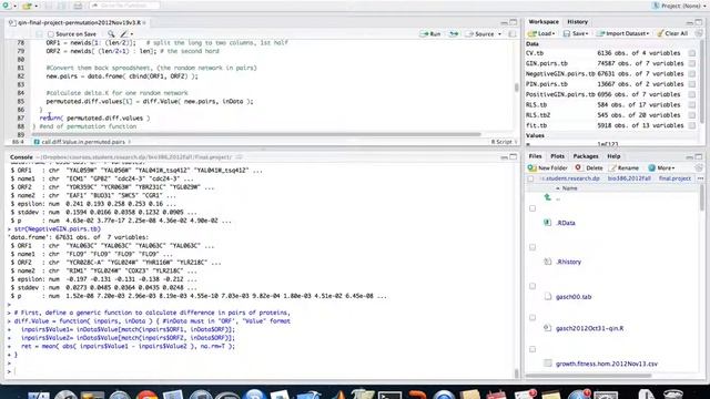 Using a generic function to do permutation tests on interacting gene pairs смотреть онлайн