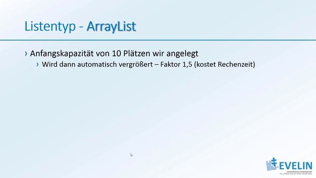 ArrayList - Listentyp in Java смотреть онлайн