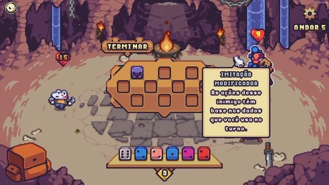 Roguelike Card Game Com DADOS! [De Graça!] - Die In The Dungeon: Origins