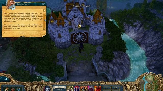 King's Bounty: Dark Side (Impossible, Mage) Part 6 - Portland смотреть онлайн