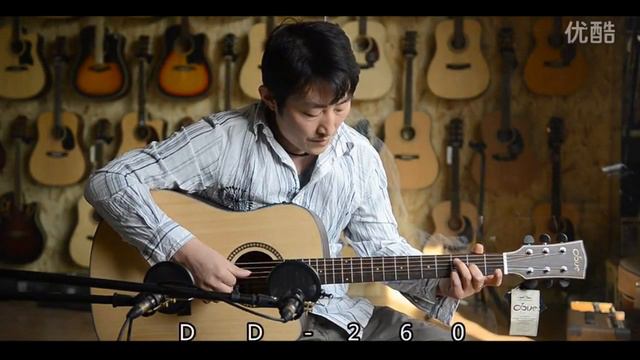 Testing the sound of Dove Acoustic Guitar DD 260 & DL 260 by Ben. смотреть онлайн