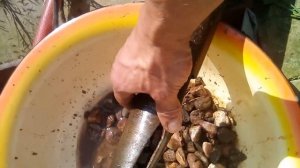 как вытащить гравий из скважины