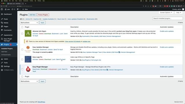 WordPress Plugin Vault смотреть онлайн