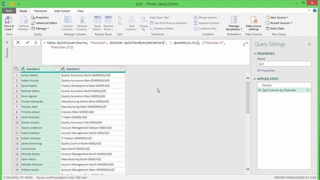 Разбить данные по нескольким разделителям - Power Query (Splitter. SplitTextByAnyDelimiter) смотреть онлайн