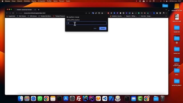 Sıfırdan Modern Javascript Dersleri - Etkileşimler ( Alert , Confirm , Prompt ) смотреть онлайн