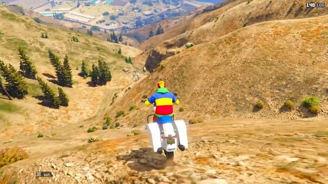 КАК ДАЛЕКО СПУСТИТСЯ БЕЗ ТОРМОЗОВ APPLE CAR , МАШИНА APPLE В ГТА 5 ? - ЭКСПЕРИМЕНТЫ В GTA 5 ONLINE смотреть онлайн