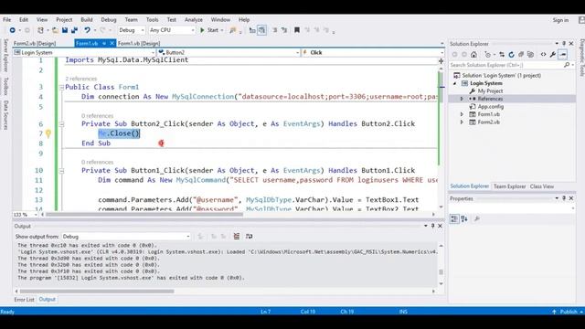Login System in VB NET and MySQL смотреть онлайн