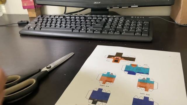 How to make a Papercraft Minecraft Character смотреть онлайн