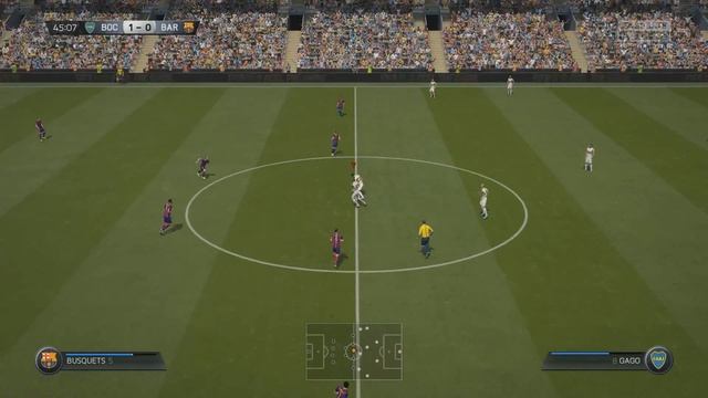 FIFA 15 Boca Juniors - Barcelona | Demo Gameplay PS4 1080p PC смотреть онлайн