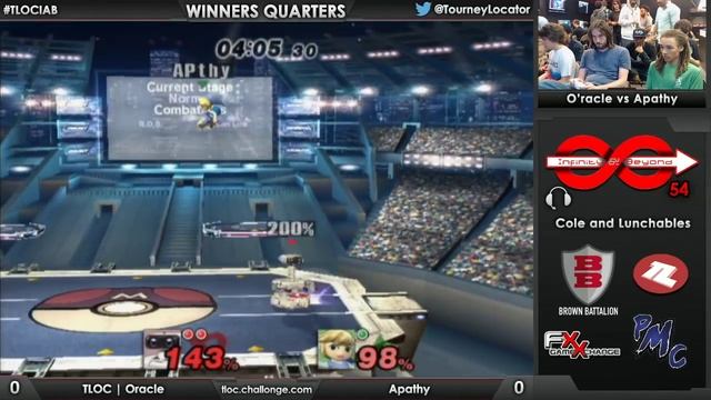 IaB! 54 PM - TLOC | Oracle (ROB) vs Apathy (Toon Link) - Winners Bracket смотреть онлайн