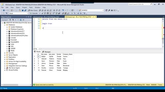 31 Delete duplicate records in SQL, keep the new records смотреть онлайн