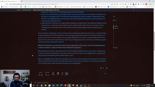 D2R LADDER/2.4 DATES ANNOUNCED смотреть онлайн