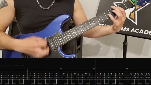 Sum 41 - Still Waiting - Guitar Cover + TABS on Screen смотреть онлайн