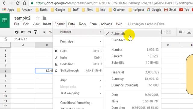 How to format the number upto 2 decimals in Google Spreadsheet смотреть онлайн