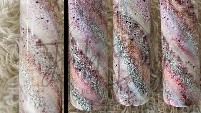 Milky Way Tumbler Design Seamless Rose Gold Epoxy Inspired Tumbler Wrap for Sublimation PNG смотреть онлайн