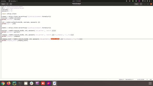How to use search_count method in Odoo | XML RPC | Odoo External API смотреть онлайн