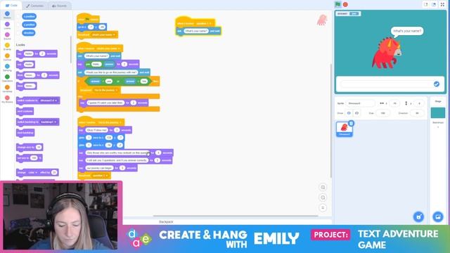 Emily Makes a Text Adventure Game in Scratch смотреть онлайн