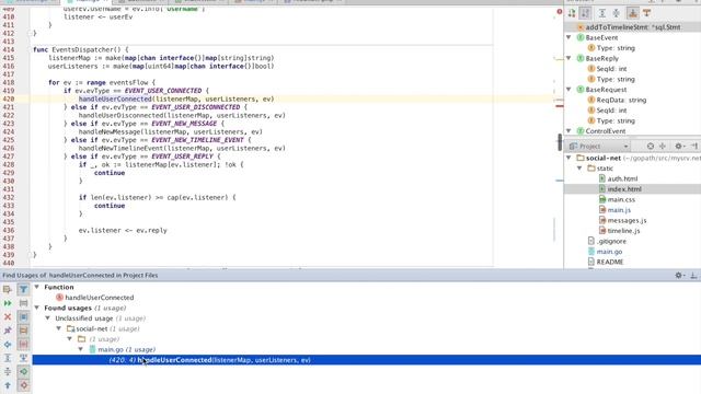 Writing "social network" in go lang, part 4, refactoring to add types смотреть онлайн