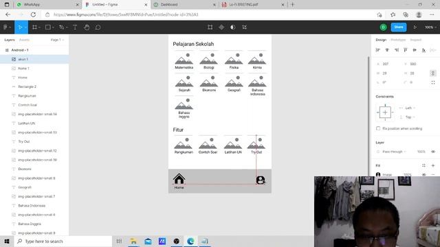LANGKAH PEMBUATAN LOW FIDELITY App Natural MENGGUNAKAN FIGMA смотреть онлайн