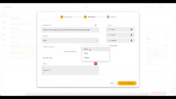 Настраиваемые действия в Адало. Adalo Custom action with Integromat.