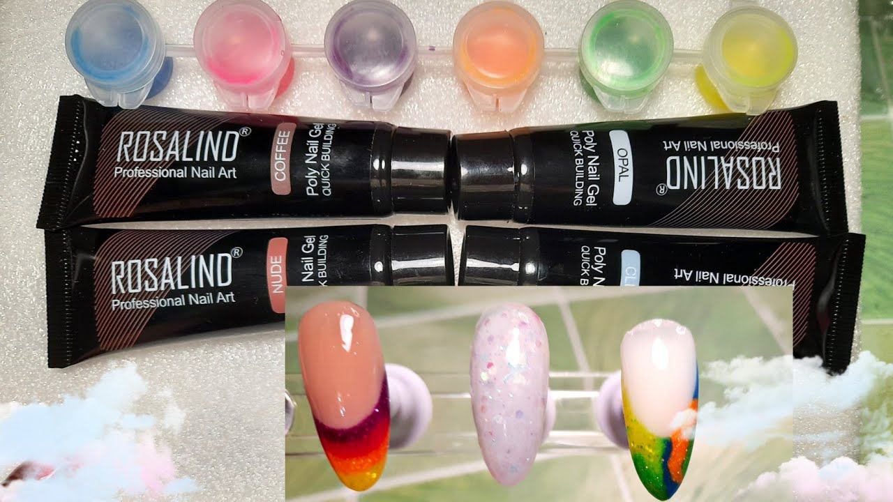 *340*ТЕСТИРУЮ НОВЫЕ ПОЛИГЕЛИ "ROSALIND" С АЛИЭКСПРЕСС И МОИ САМОЗАМЕСЫ ЦВЕТНОГО ПОЛИГЕЛЯ С БЛЕС... смотреть онлайн