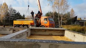 Плиты перекрытия облегченные ПНО (7ПК 160 мм). Выгрузка манипулятором.  Продажа. 8(495)999-18-66.