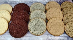 ТОП 5 Популярных бисквитов. Ванильный, Шоколадный, Маковый, Карамельный, Ореховый.