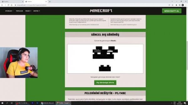 MİNECRAFT SKİN YÜKLEDİM | 2022 (Minecraft Skin Nasıl Yüklenir)