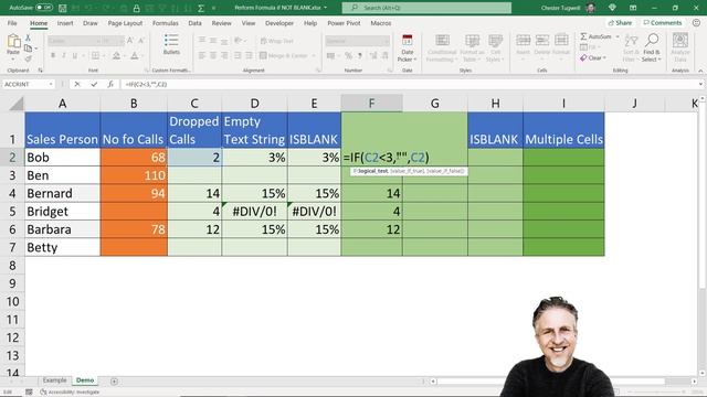 How To Ignore Formula / Not Calculate If Cell Is Blank In Excel