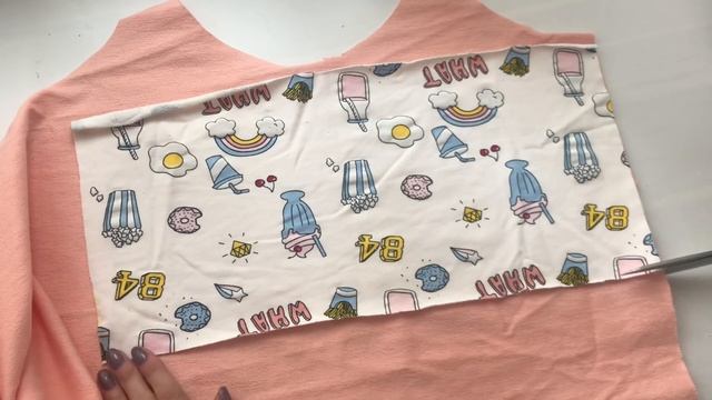 Как сшить шапку с ушками и подворотом и снуд на ребенка (Мастер-класс и выкройка) смотреть онлайн