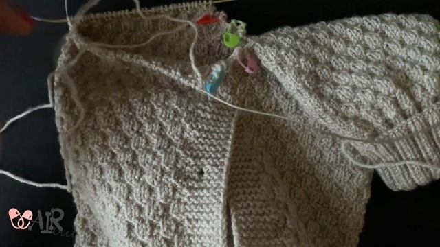 ДЕТСКИЙ КОМБИНЕЗОН спицами с капюшоном. Рост 62. Азиатский росток. смотреть онлайн