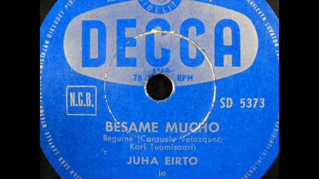 Juha Eirto - Besame Mucho (1956) смотреть онлайн