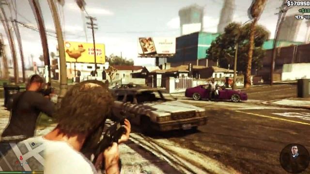 GTA 5 - Сафари на районе Hood Safari (Золотая медаль) - Прохождение миссии на 100% смотреть онлайн