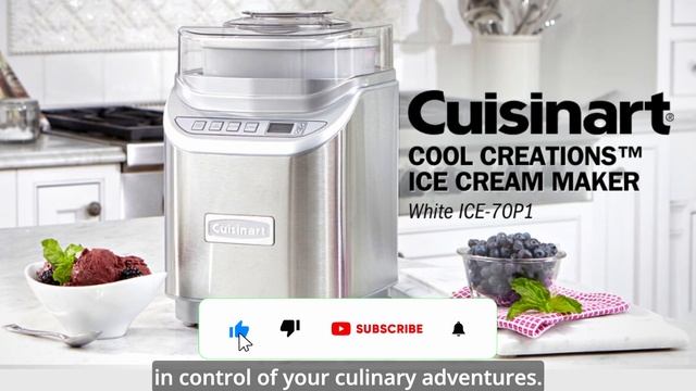 Cuisinart 2 Quart Cool Creations Ice Cream Maker | Frozen Yogurt, Gelato, and Sorbet Maker смотреть онлайн