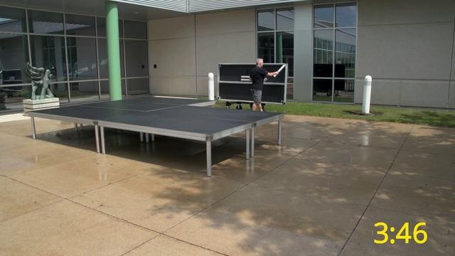 Wenger StageTek Staging - One-person setup demo смотреть онлайн