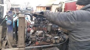 Первый но неудачный пуск Двигателя Д-240 после кап ремонта.