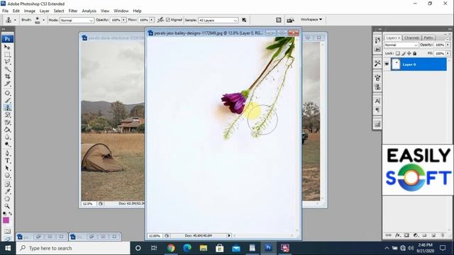 clone and pattern stamp tool II Photoshop tutorials смотреть онлайн