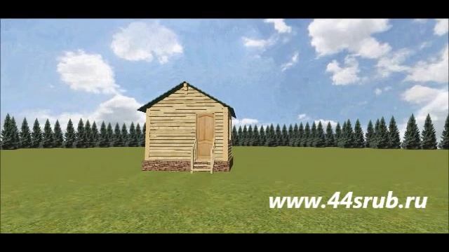 Проект бани из бруса 3х4. смотреть онлайн