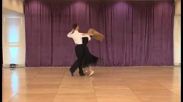International Style Viennese Waltz Technique by Arunas Bizokas and Katusha Demidova смотреть онлайн